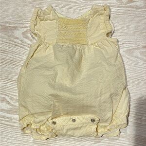 Janie & Jack Yellow Romper 3-6 months